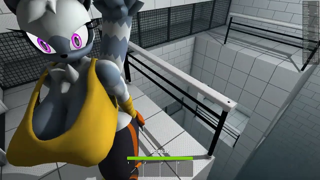 ภาพตัวอย่างวิดีโอสำหรับ Tangle the Lemur (Sonic) Mod | Haydee 2 | Haydee Redux - โซนขาว, Hardcore, การเล่นเกม, 4K