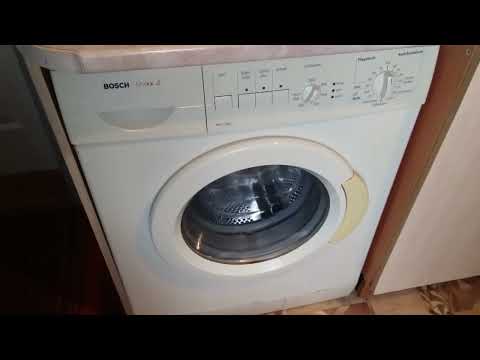 Стиральная машина Bosch maxx 4 не крутит барабан на отжиме и сильно пригает. Решено!