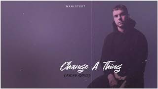 Wahlstedt - Change A Thing (Backs Remix) Resimi