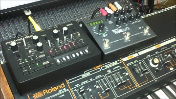 Roland Jupiter 4 Synced to Korg MonoTribe