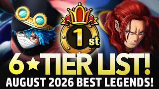 ★6 TIER LIST! Best Legends August 2026! (ONE PIECE Treasure Cruise)