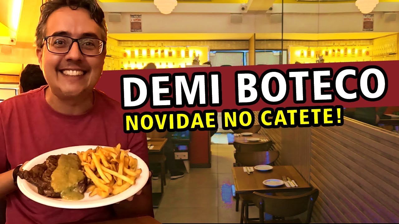 Novidade! Boteco Demi no Largo do Machado no bairro do Catete