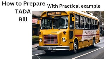 How To Prepare TA DA bill F for Finance[By: Shams ur Rehman]