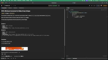 No Sound Leetcode 945: Minimum Increment to Make Array Unique