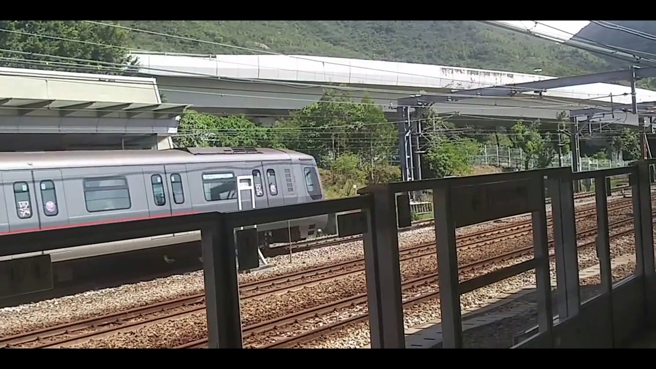 MTR Tung Chung Line V615 V815 leave Sunny Bay Station - YouTube