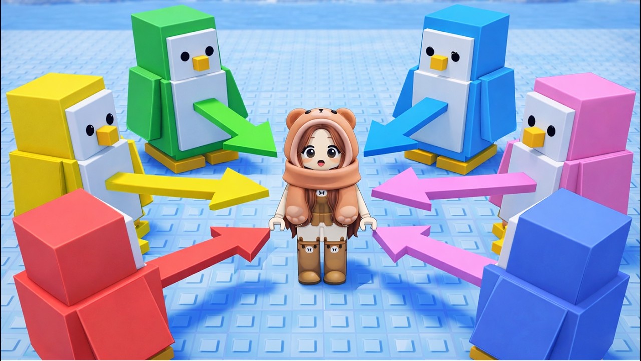 Я СТАЛА ПИНГВИНОМ В ROBLOX, НО ВСЕ ПРОТИВ МЕНЯ! KNOCKOUT🐧🔥(TAEDI GAME)