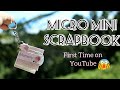 Micro mini scrapbook tutorial (3cm*3cm) | Base tutorial | Diy