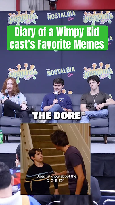 Diary of a Wimpy Kid Cast’s Favorite Memes #shorts