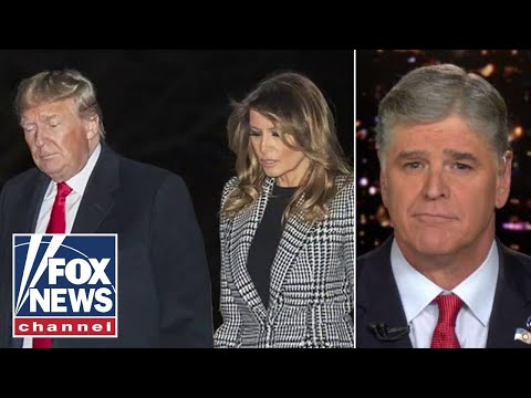 Hannity reacts to Trump testing positive for COVID-19 hours after interview.