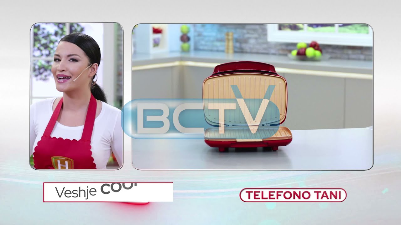 ZERO FAT GRILL-full presentation in the kitchen of BCTV Albania