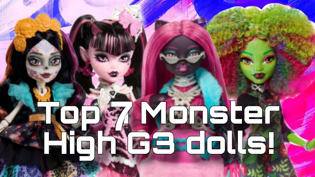 СОСТАВЛЯЮ СВОЙ ТОП-7 КУКОЛ MONSTER HIGH G3, ВЫПУЩЕННЫХ В 2025 ГОДУ! | Рейтинги от Лиззи