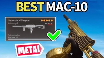 THE BEST MAC-10 IN WARZONE! Best Hipfire Mac-10 Class Setup! (Cold War Warzone)