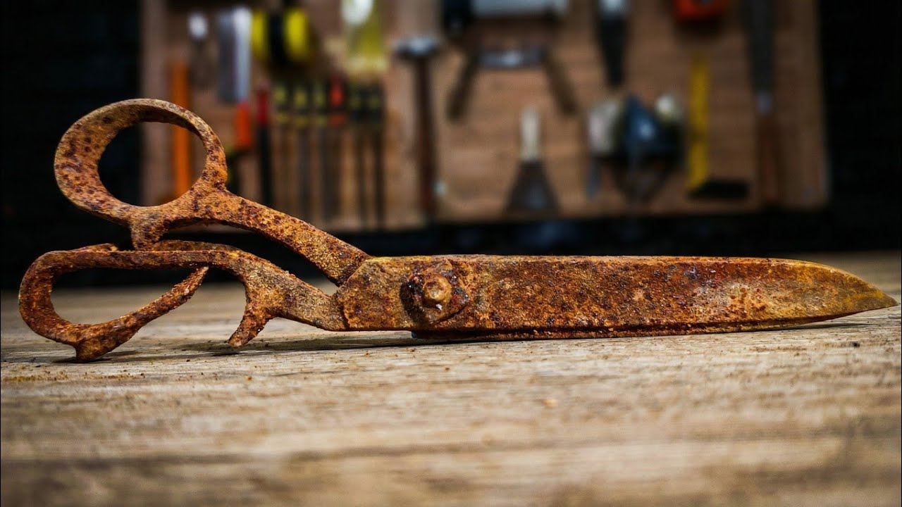 Deep Restoration of Rusty Scissors | Results Beyond Expectation
