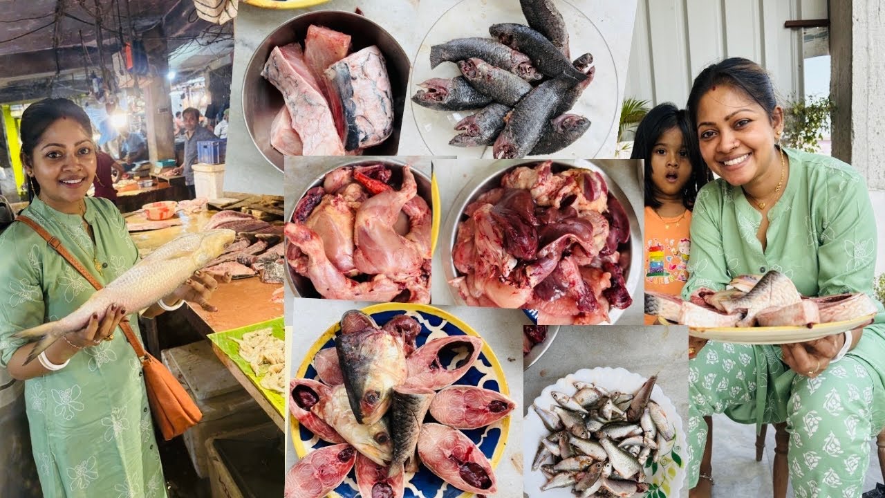 লিটিল গোল্ডের জন‍্য করলাম এক ব‍্যাগ ভরতি মাছ বাজার 🐠মা-বাবা আসবে বহু দিন পর🔥