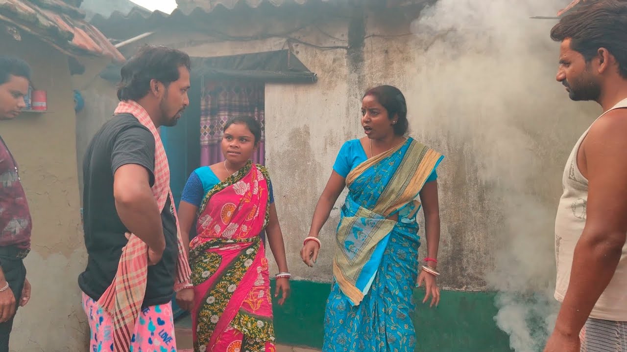 চুলার ধোঁয়া নিয়ে প্রতিবেশীর বিবাদ!|| Purulia family video|Purulia Bangla natok new 2025 sk moksed
