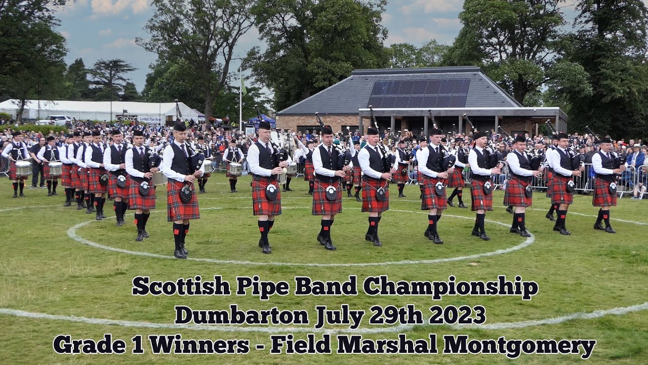 Scottish Pipe Band Championships 2023 Dumbarton Grade 1 Field