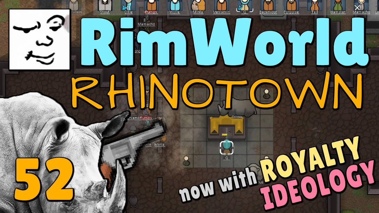 Raiding a RELIC OUTPOST | RimWorld, Rhinotown (pt. 52) | Mu Plays