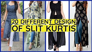 Different Types Of Slit Kurtislatest Design Of Slit Kurtiscollege Girls Outfitelivastyle