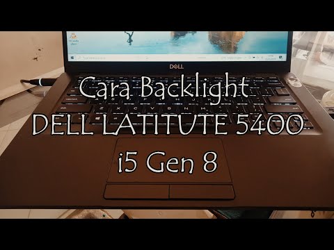 Video: Bagaimana cara menyalakan lampu latar keyboard di Dell?