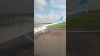 Garuda Airplane TakeOff, Window View