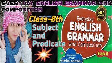 Class-8th (Subject and Predicate) Everyday English grammar #solution #new #nep #english #everyday