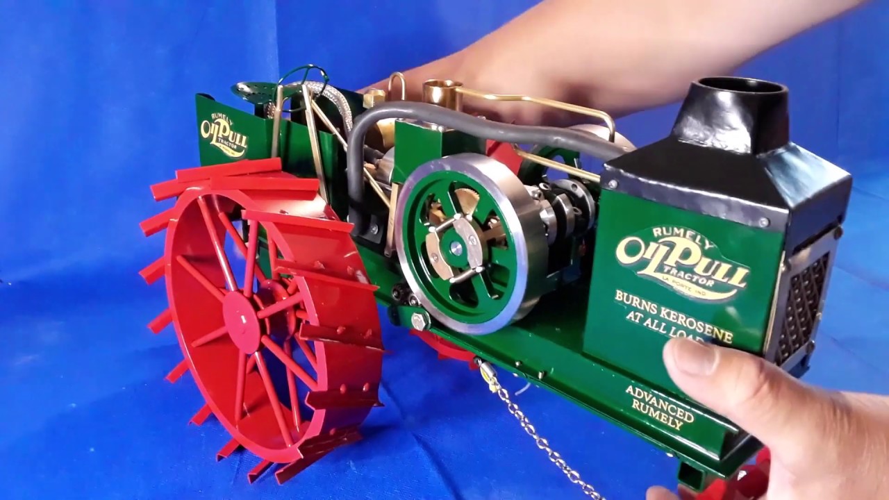 1910 Rumely Oil Pull 30-60 Home Built Model RC Tractor (Assembly) - YouTube