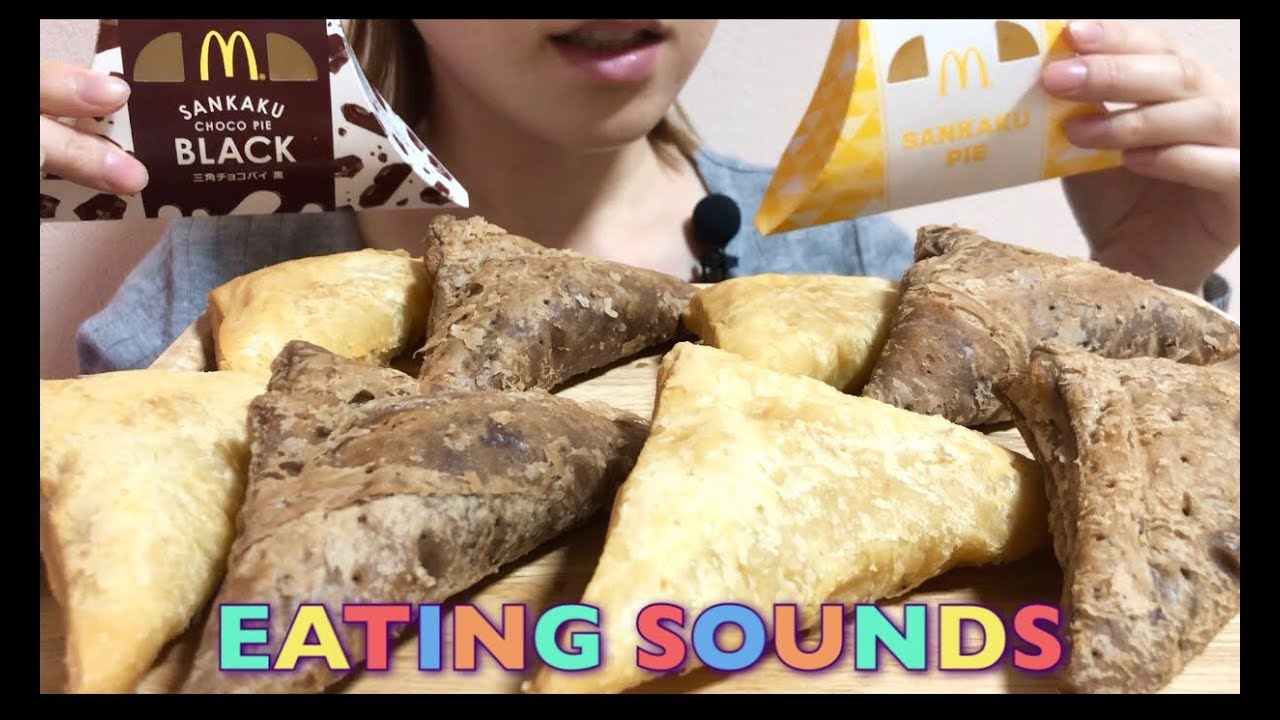 【Eating sounds】三角チョコパイ!Chocolate pie!2560kcal!!《Eating show》