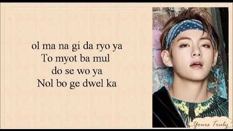 BTS - spring day [easy lyrics]