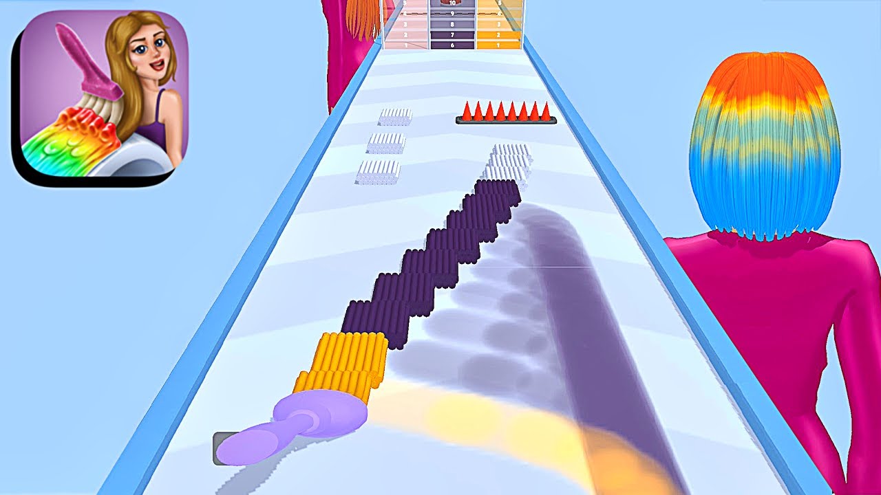 Hair Color Match All Levels Gameplay Android,ios (Part 1) YouTube