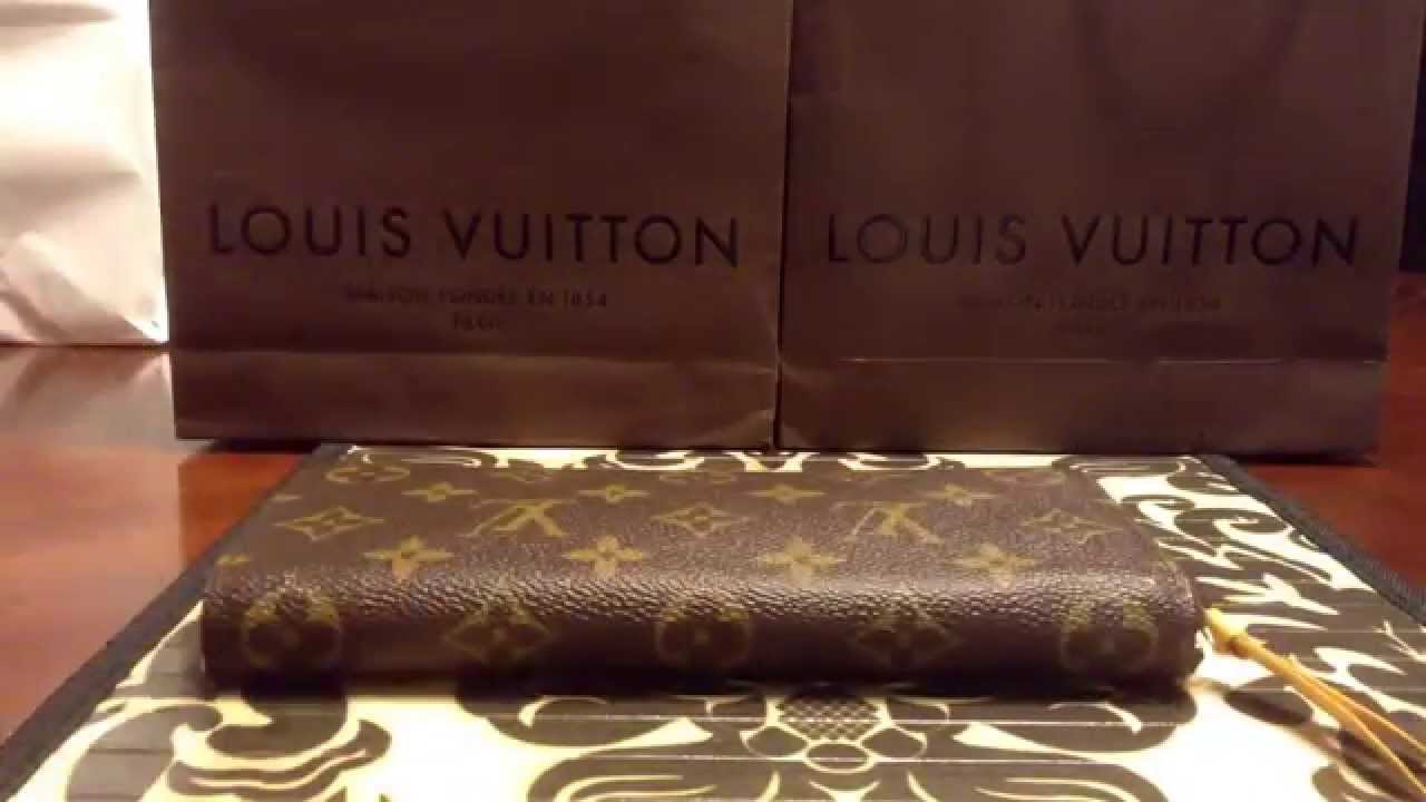 Louis Vuitton Clemence Wallet Size Comparison - YouTube