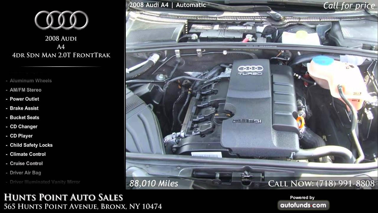 Used 2008 Audi A4 Hunts Point Auto Sales, Bronx, NY YouTube