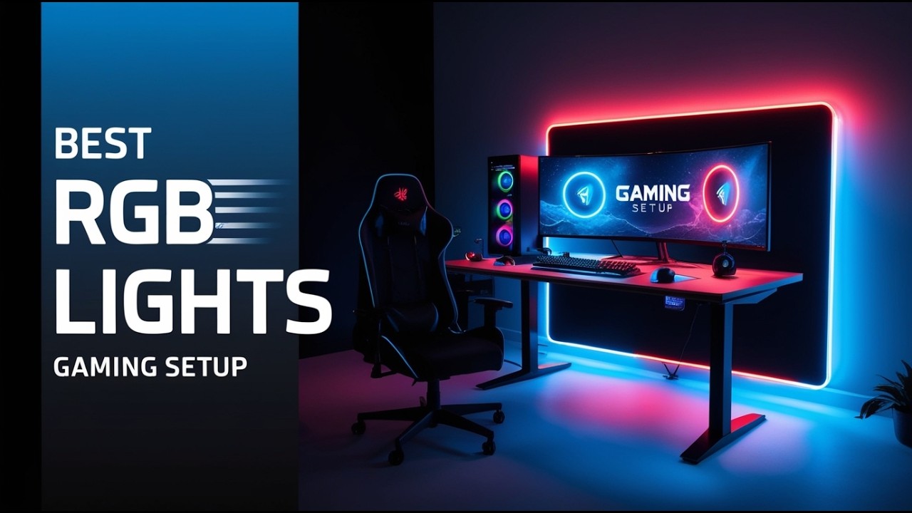 Led Pc Setup 5 Best RGB LED Lights for Gaming Setup | Make Your Desk Look INSANE ...