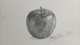 How to draw Apple การวาดแอปเปิ้ล l MBH