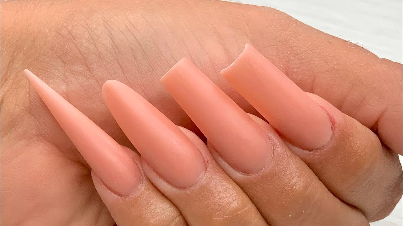 Cómo hacer un LIMADO paso a paso en UÑAS ACRÍLICAS ( cuadrada, coffin, almond  clasica y stiletto)