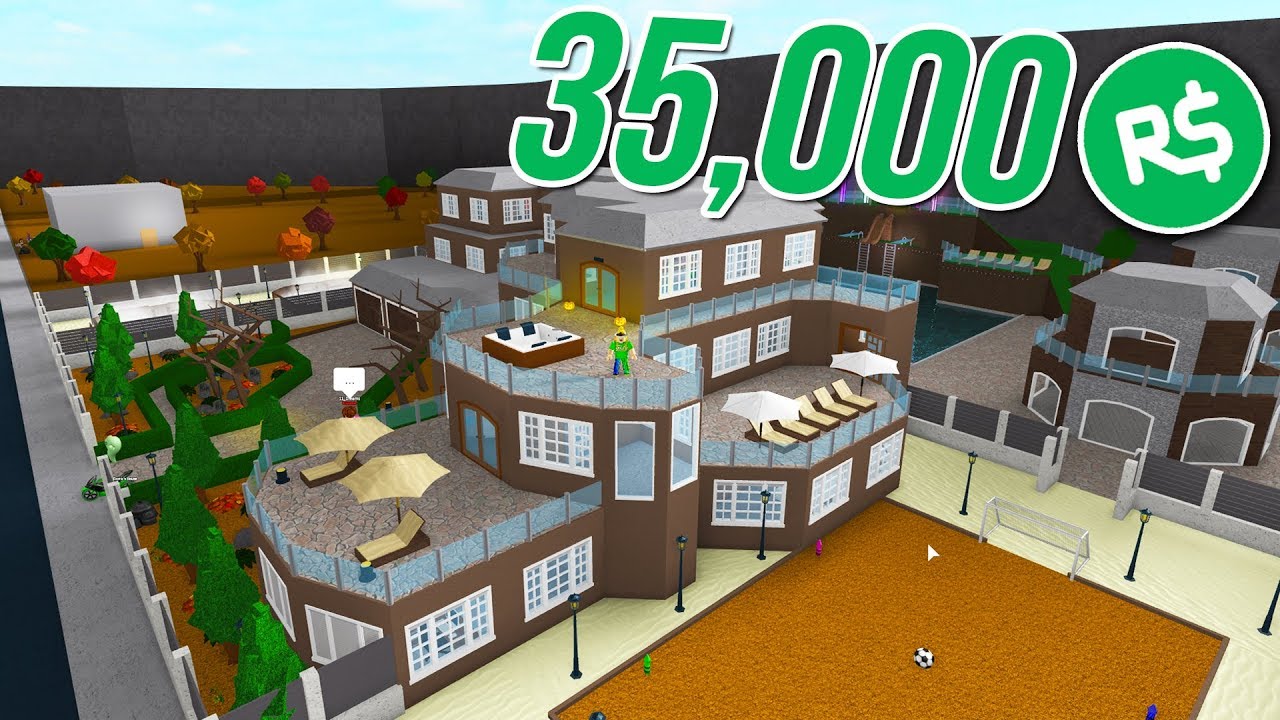 Spending 35 000 Robux On My Million Dollar Mansion Roblox - roblox gameplay welcome to bloxburg my million dollar house