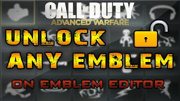 COD AW Glitches: "UNLOCK ANY EMBLEM" Emblem Editor Glitch