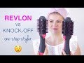 I Tried Revlon Original vs Knock Off One Step Styler | Milabu