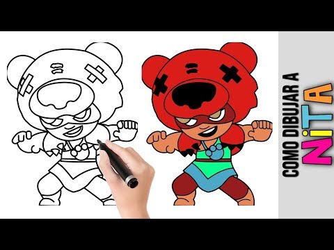 Como Dibujar A Nita De Brawl Stars Dibujos Faciles Para Dibujar Paso A Paso Dibujos Para - frases de nita brawl stars