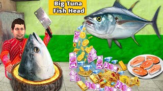 मछली की सब्जी Mumbai Fisherman Ka Big Tuna Fish Head Curry Street Food Hindi Kahaniya Moral Stories