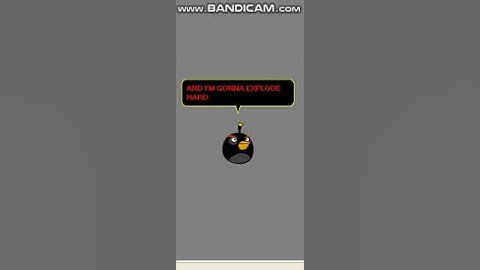 MSAgent Shorts: Bomb Explodes Hard! #angrybirds #msagent