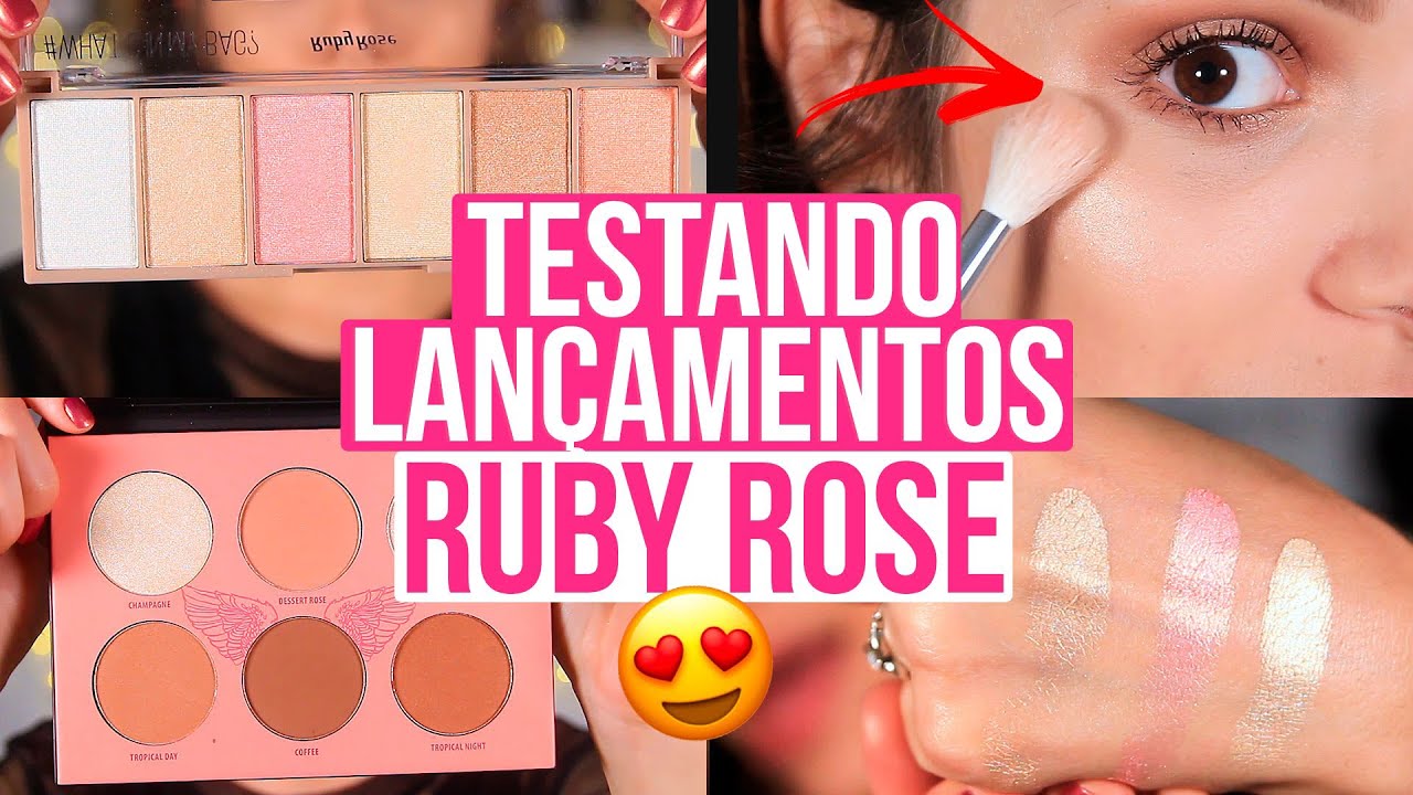 TESTANDO LANÇAMENTOS da RUBY ROSE! 😍 - YouTube