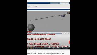 Helicopter simulation using MATLAB Simulink _ How to do a Helicopter modeling Simulink MATLAB