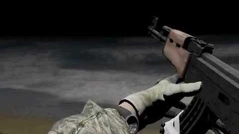 Fps Game Ak47 Reload , Shoot , Draw Animation WIP Test Maya 3d  With Full 480 Quality