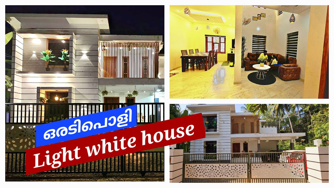 A LIGHT WHITE HOUSE ATHOLI CALICUT home hometour whitehouse 
