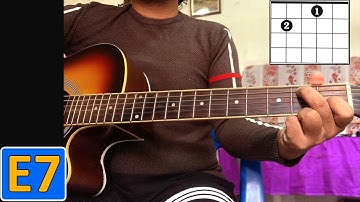 How to Play an E7 Open Chord | Beginners Guitar Lessons