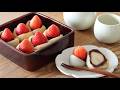 いちご大福の作り方 Strawberry Daifuku｜HidaMari Cooking