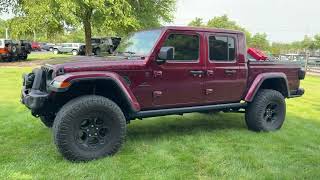 RARE Snazzberry AEV JT-370 Gladiator Rubicon | AEV Lift On 37s