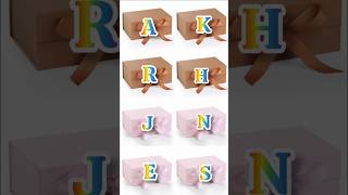 Choose Your One Gift Box وصل الجديد اختر انت وحظك على حسب حرفك