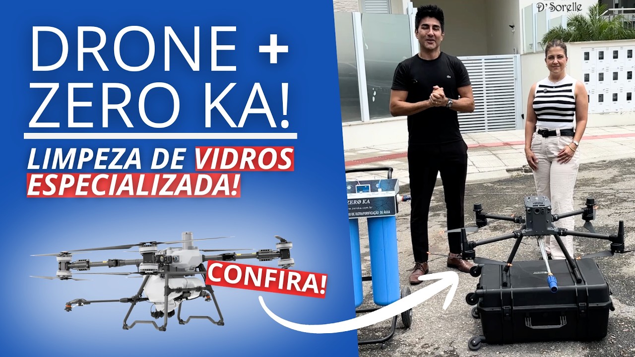Limpeza de fachada com drone: como funciona e por que usar água desmineralizada?