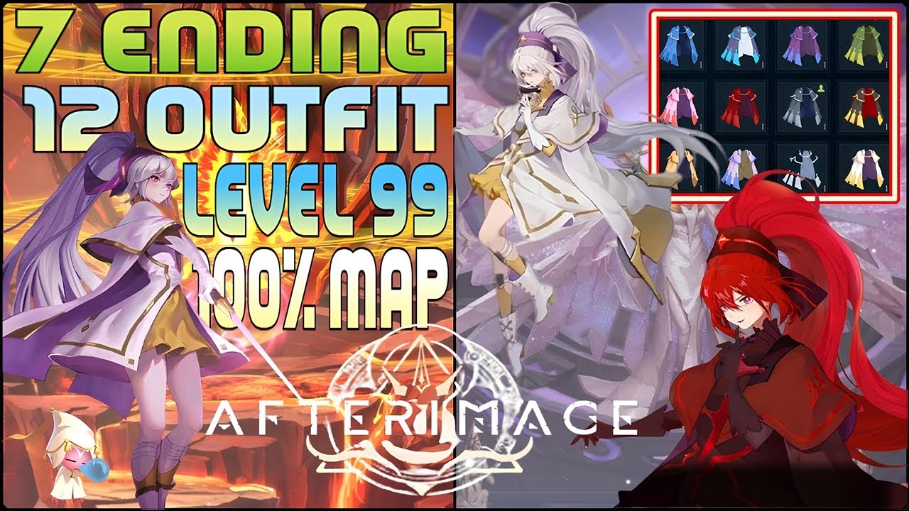 7 ENDING | LEVEL 99 MAX | ALL OUTFIT COMPLETE | 100% MAPS | AFTERIMAGE ...